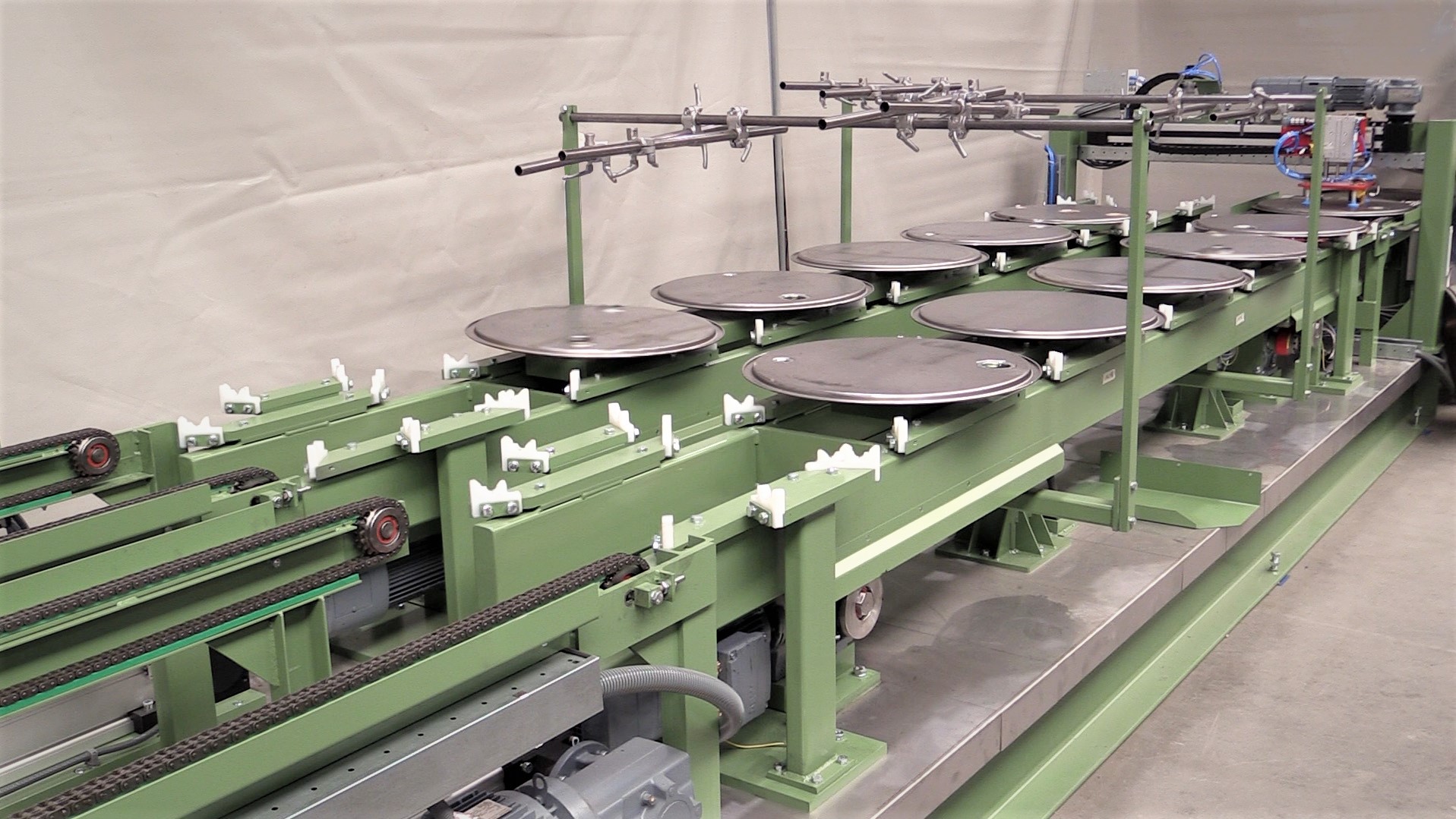 Steel Drum End Painting Machine